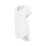 Build Your Brand Damen Long Slub Tee | Damen Baumwoll T-Shirt mit längerem Schnitt