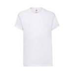 Fruit of the Loom Kinder Baumwoll T Shirt Original T – White
