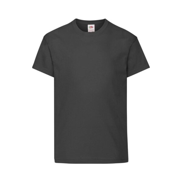 Fruit of the Loom Kinder Baumwoll T Shirt Original T – Black