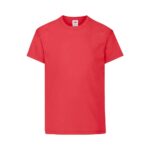 Fruit of the Loom Kinder Baumwoll T Shirt Original T – Red