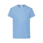Fruit of the Loom Kinder Baumwoll T Shirt Original T – Sky Blue