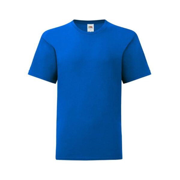Fruit of the Loom Leichtes T Shirt Kinder Iconic T – Royal Blue