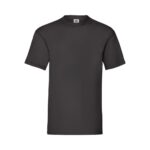 Fruit of the Loom Preiswertes Baumwoll T Shirt Herren Valueweight T – Black