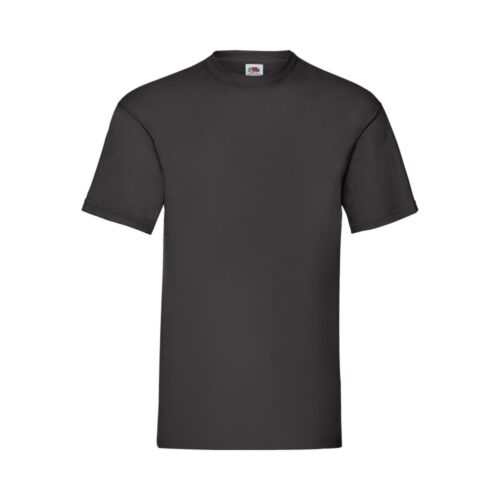 Fruit of the Loom Preiswertes Baumwoll T Shirt Herren Valueweight T – Black