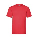 Fruit of the Loom Preiswertes Baumwoll T Shirt Herren Valueweight T – Red