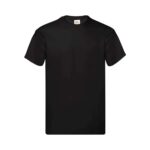 Fruit of the Loom Original Baumwoll T Shirt Herren – Black