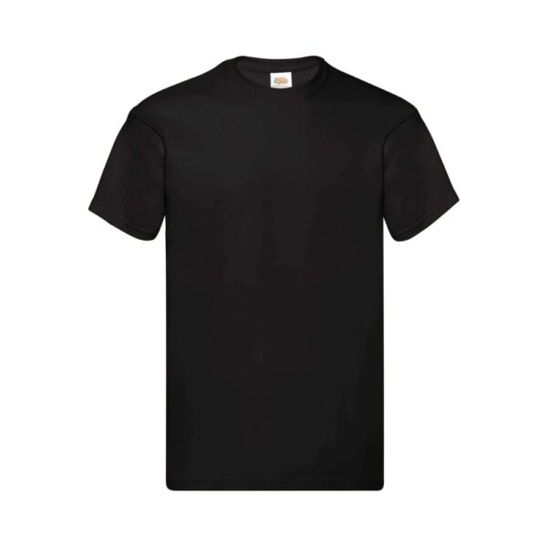 Fruit of the Loom Original Baumwoll T Shirt Herren – Black