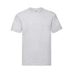 Fruit of the Loom Original Baumwoll T Shirt Herren – Heather Grey