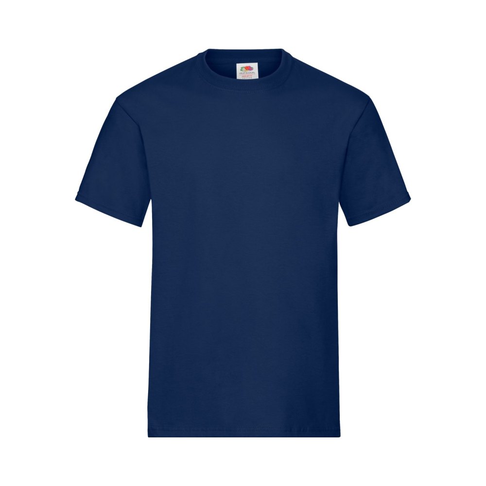 61-212-32-front Fruit of the Loom Heavy Cotton T Herren T-Shirt | Klassisches Baumwollshirt für den Alltag – Navy