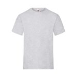 Fruit of the Loom Heavy Cotton T Herren T-Shirt | Klassisches Baumwollshirt für den Alltag – Heather Grey