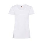 Fruit of the Loom Leichtes T Shirt Damen Valueweight T – White