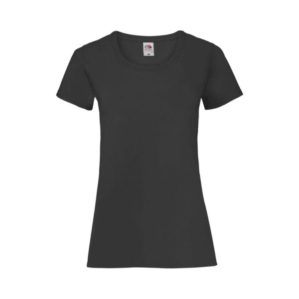 Fruit of the Loom Leichtes T Shirt Damen Valueweight T – Black