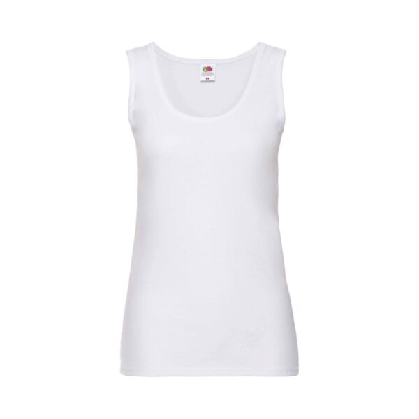 Fruit of the Loom Valueweight Weste Damen Tank Top – White