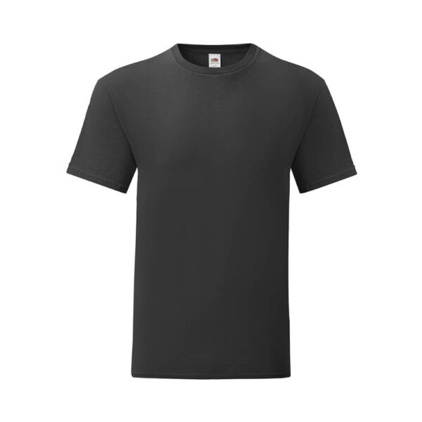 Fruit of the Loom Klassisches T-Shirt: Iconic T für Herren – Black