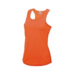 AWDis Damen Cool Vest Sporttop | Activewear Trägertop aus recyceltem Polyester
