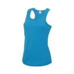 AWDis Damen Cool Vest Sporttop | Activewear Trägertop aus recyceltem Polyester
