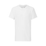 Fruit of the Loom Premium Baumwoll T Shirt Kinder – White
