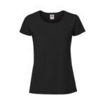 Fruit of the Loom Premium T Shirt Damen Iconic 195 T – Black