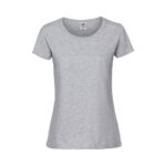 Fruit of the Loom Premium T Shirt Damen Iconic 195 T – Heather Grey
