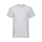 Fruit of the Loom Valueweight V Ausschnitt T Shirt Herren – Heather Grey
