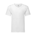 Fruit of the Loom Iconic 150 V Neck T Shirt Herren – White