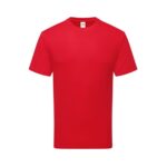 Fruit of the Loom 100% Reine Baumwolle T Shirt Pure Cotton T – Red