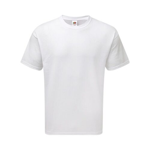 Fruit of the Loom 3er Pack Baumwoll T Shirts Herren Undershirt – White