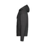 Fruit of the Loom F401 Zip-Hoodie Herren Schwarz Seitenansicht links