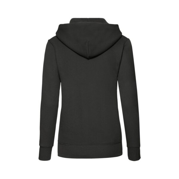 Fruit of the Loom Hoodie F409 Damen Schwarz Rückansicht