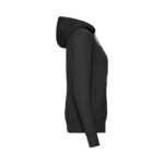Fruit of the Loom Hoodie F409 Damen Schwarz Seitenansicht rechts