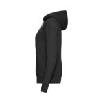 Fruit of the Loom Hoodie F409 Damen Schwarz Seitenansicht links