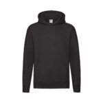 Fruit of the Loom F421N Hoodie Black Vorderansicht