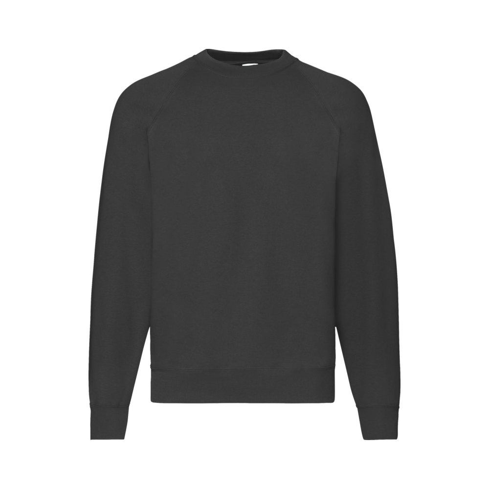 062216036-black-front-jpg-master Fruit of the Loom F304 Sweatshirt Herren Schwarz Vorderansicht