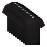 10er-Pack Fruit of the Loom Original T T-Shirt Black