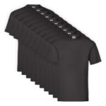 10er-Pack Fruit of the Loom Valueweight T T-Shirt Black