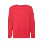 Fruit of the Loom F324K Sweatshirt Kinder Rot Vorderansicht
