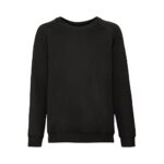 Fruit of the Loom F304NK Sweatshirt Kids Vorderansicht Schwarz