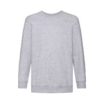 Fruit of the Loom F324NK Sweatshirt Kinder Heather Grey Vorderansicht