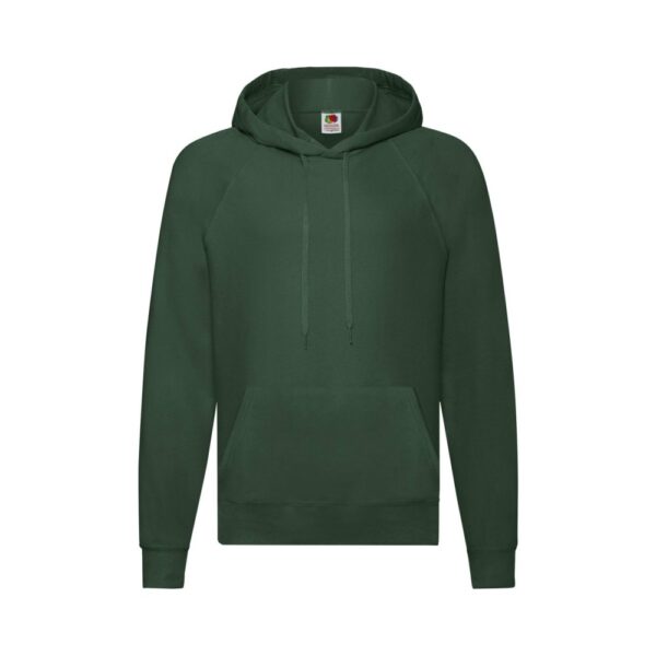 Fruit of the Loom F430 Hoodie Vorderansicht Flaschengrün