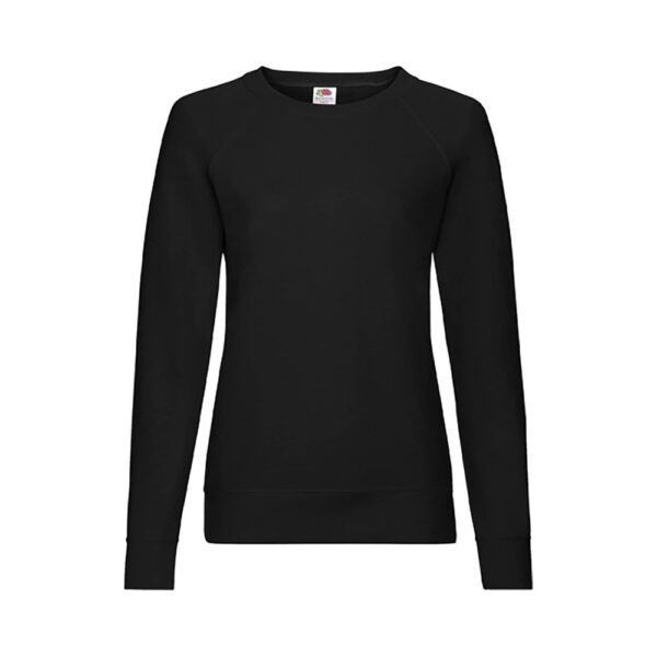 Fruit of the Loom F315 Sweatshirt Damen Vorderansicht Schwarz