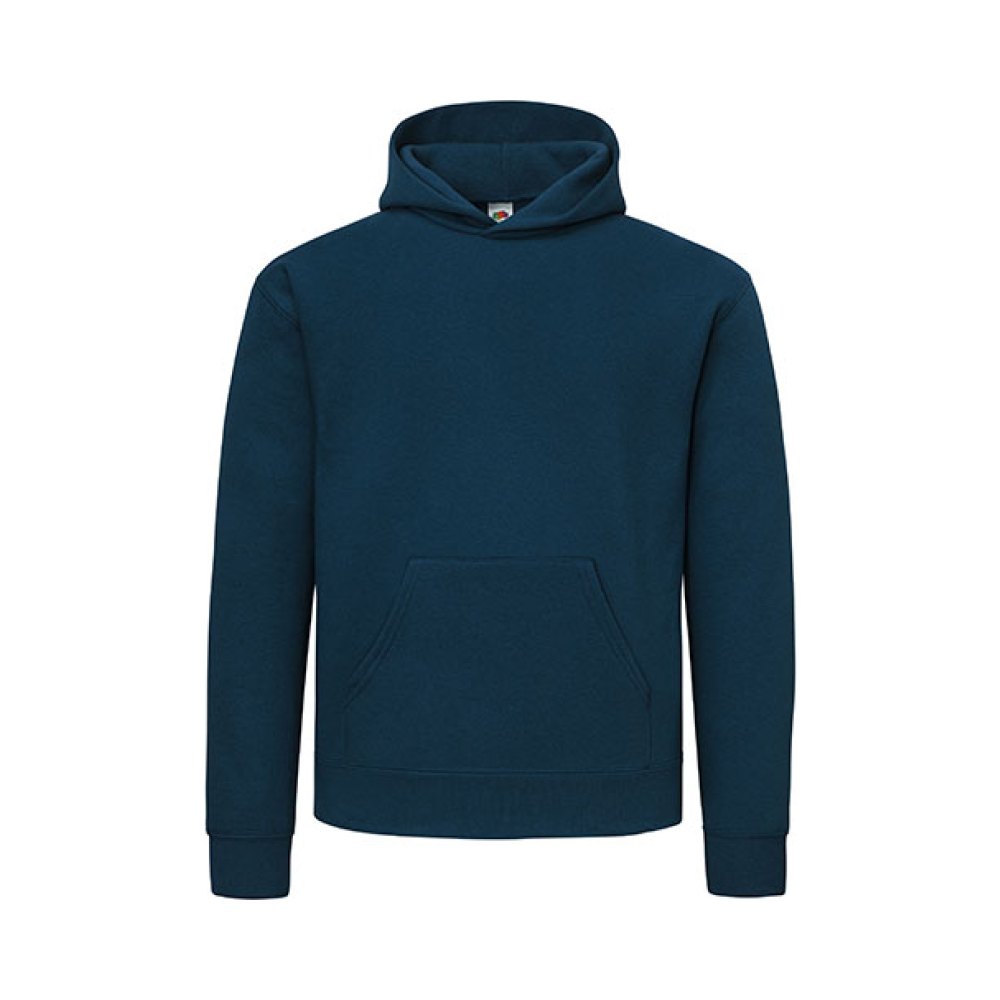 f278-mountain-blue Fruit of the Loom F278 Hoodie Mountain Blue Vorderansicht