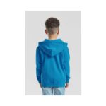 Fruit of the Loom Zip-Hoodie F401NK Kinder Deep Navy Rückansicht