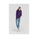 Fruit of the Loom Hoodie F409 Damen Schwarz Modelansicht