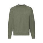 Fruit of the Loom F304 Sweatshirt Herren Schwarz Frontansicht Standard