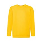 Fruit of the Loom F324NK Sweatshirt Kinder Heather Grey Gesamtansicht