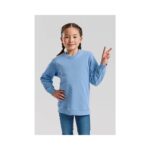 Fruit of the Loom F324NK Sweatshirt Kinder Heather Grey Modelansicht
