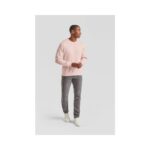 Fruit of the Loom Classic Set-in Sweat Heather Grey Modelansicht