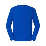Fruit of the Loom F195 T-Shirt Weiß Frontansicht mit Logo