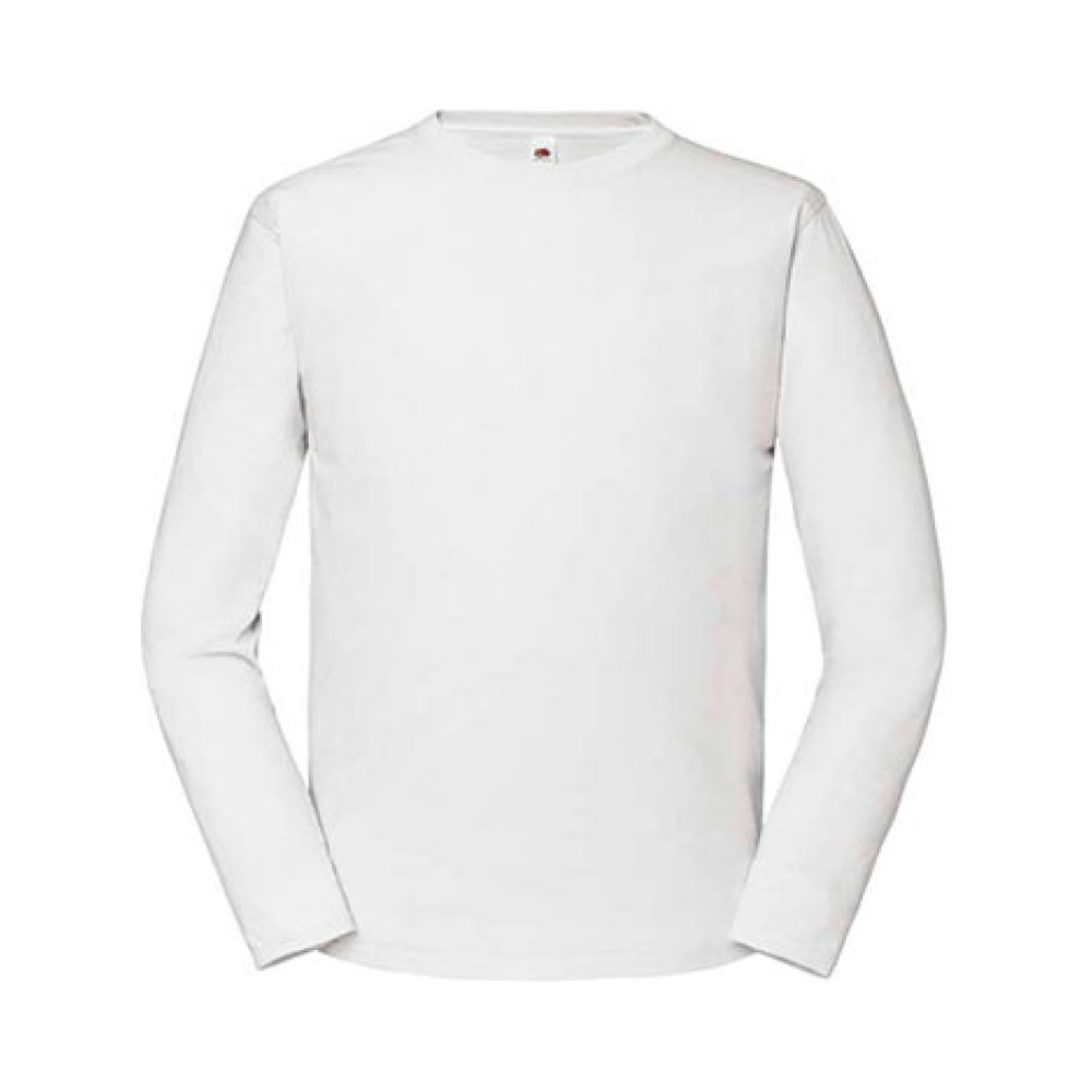 Fruit of the Loom F195 T-Shirt White Fruit of the Loom F195 T-Shirt Weiß Vorderansicht