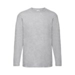 Fruit of the Loom F240 Valueweight Long Sleeve T Schwarz Gesamtansicht